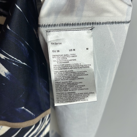 Bogner navy leaf athletic tank M - Picture 5 of 6